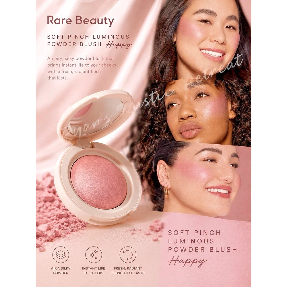 Rare Beauty - Soft Pinch Luminous Powder Blush - Shade: Happy - Full Size